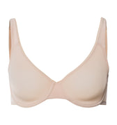 Smooth Illusion Semi-Transaprent Tulle Underwire Bra | Beige 70843-274